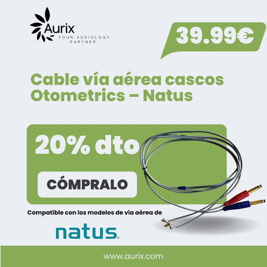 Cable vía aérea cascos Otometrics – Natus