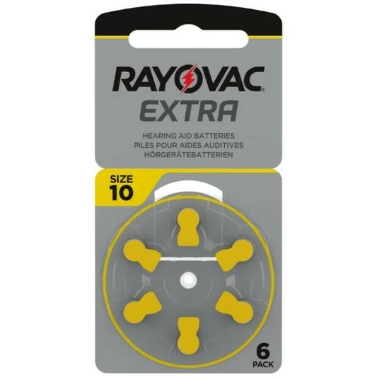 Pilas para Audífonos Rayovac 10